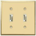 Jackson Polished Brass Stamped Switch Wall Plate 9BS102